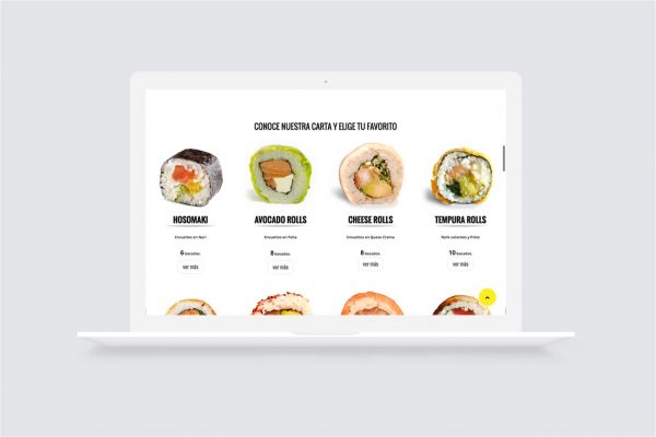 Web Productos Costa Sushi